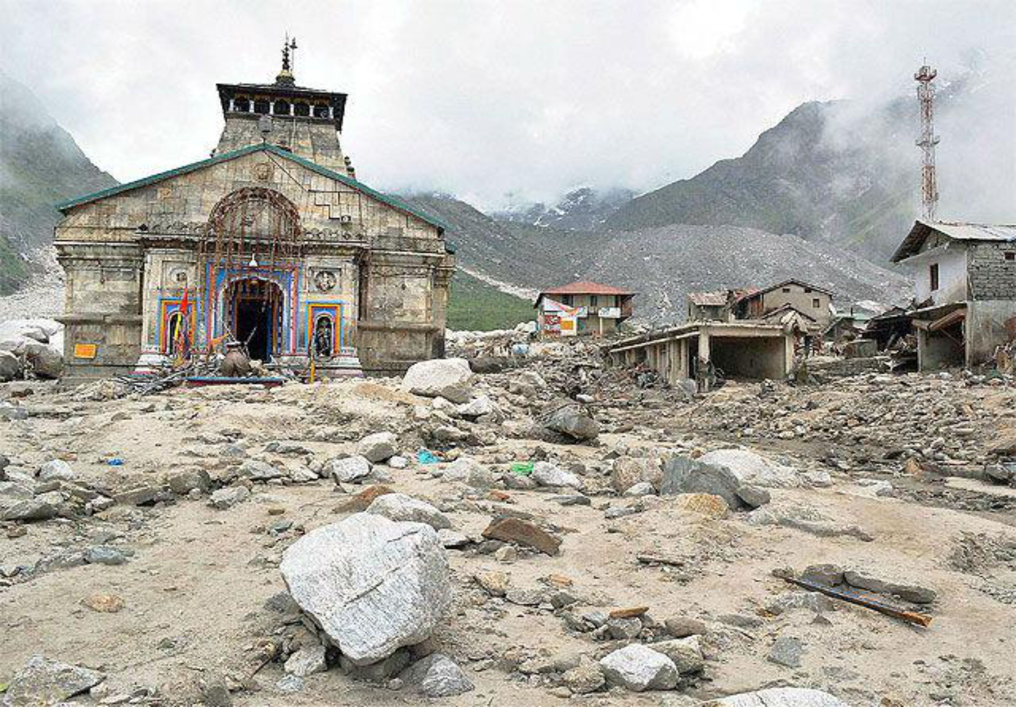  Post Cloudburst Survey of Kedarnath Valley and Condition Assessment of Kedarnath Temple and adjoining habitations with Designing of Rehabilitation Strategy against Earthquakes, Floods and Landslides